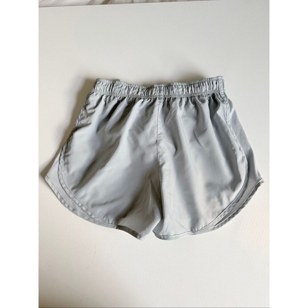 Nike Womens Tempo Brief Lined Running Shorts in Gray Size Small